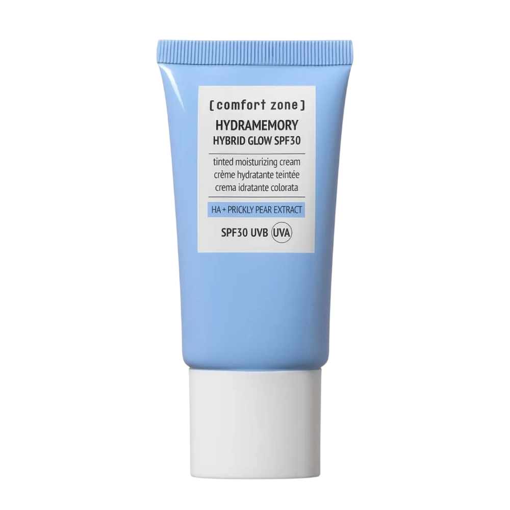 COMFORT ZONE Hydramemory Hybrid Glow SPF 30 40ml - Тонуючий зволожувальний крем для обличчя з SPF 30 COMFORT ZONE Hydramemory Hybrid Glow SPF 30 40ml - Тонуючий зволожувальний крем для обличчя з SPF 30